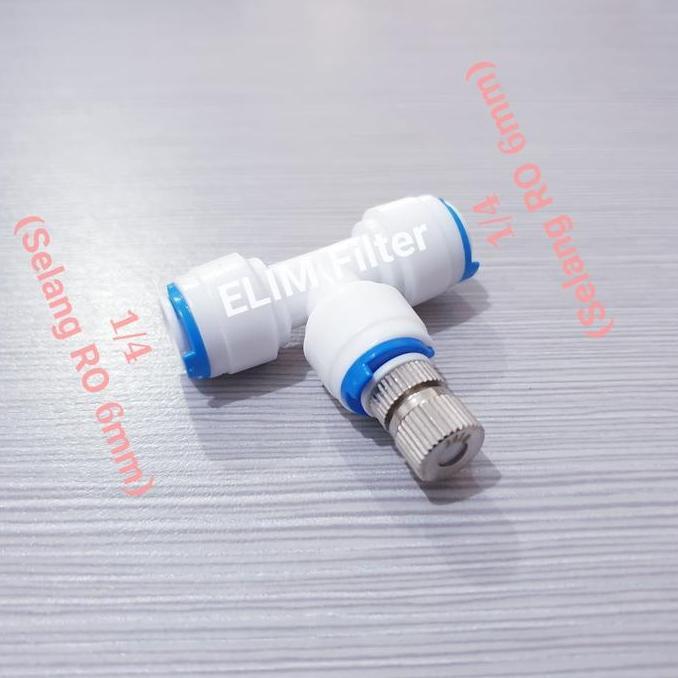 Mist Nozzle Sprayer Kabut + Konektor Tee Selang 1/4
