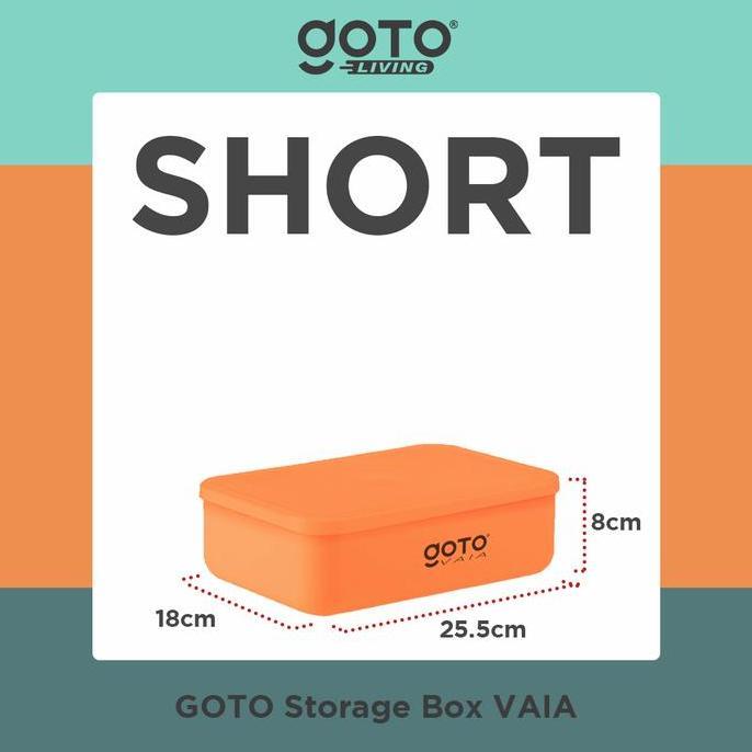Top- Goto Vaia Storage Organizer Box Container Keranjang Penyimpanan
