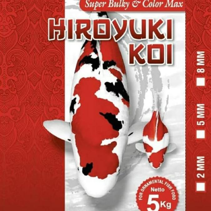 PAKAN IKAN KOI HIROYUKI KOI SUPER BULKY & COLOUR MAX
