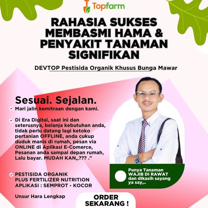 OBAT HAMA TANAMAN MAWAR / OBAT SEMPROT HAMA BUNGA HIAS / INSEKTISIDA KHUSUS TANAMAN HIAS / PESTISIDA