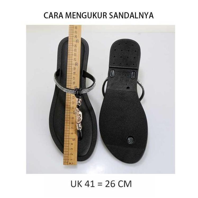 Nika- Sandal Jepit Tali Pernak Pernik Yizumi | L1982-77
