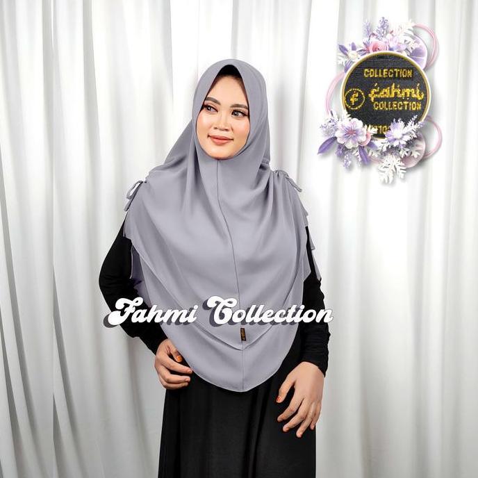 Zira- New- Kerudung Syari Serut Pinggir Ukuran Xl Jilbab Panjang Nyaman