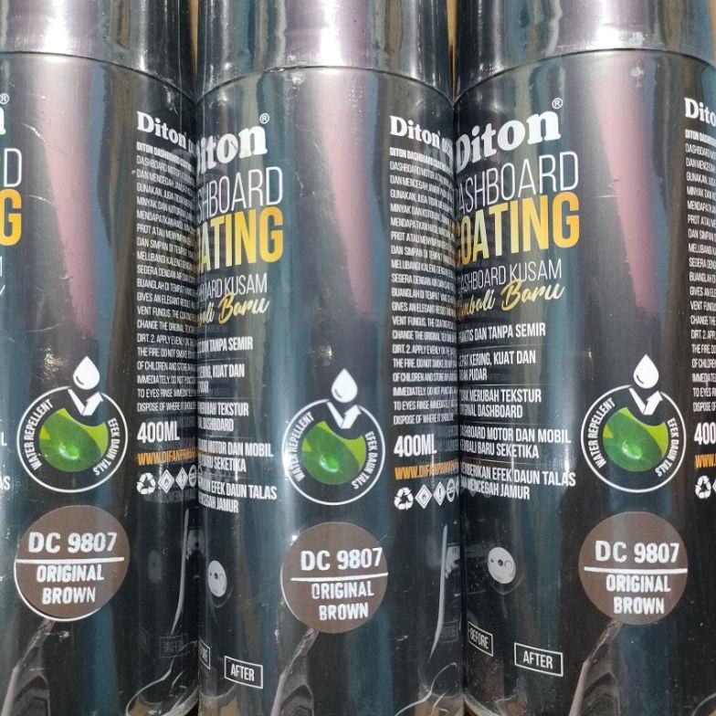 Diton Dashboard Coating Original Brown 9807 DC 9807 400ml Pilok Pilox Cat Diton Dashboard Coating Ca