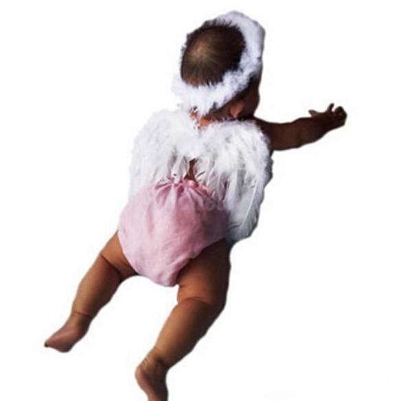sayap bando malaikat baby born photo booth angel wing putih Diskon