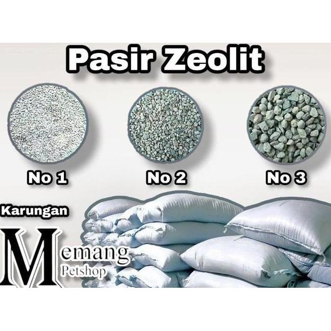 GEOSALMAN88 - PASIR NATURAL ZEOLITE / ZEOLIT 25 KG - PASIR HEWAN PELIHARAAN