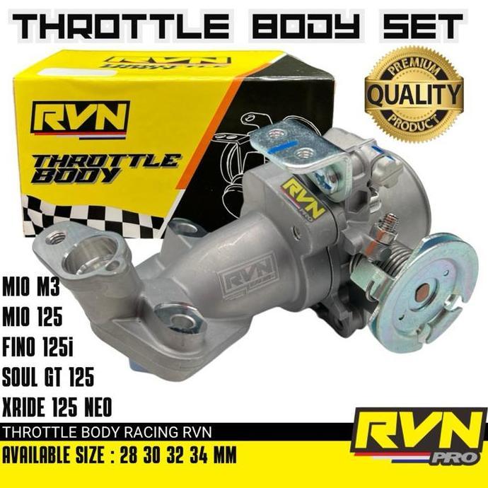 Promo TB THROTTLE BODY SET TPS SENSOR TPS RVN RACING MIO M3 MIO 125 FINO 125i GT125 EGO LC FI XRIDE 