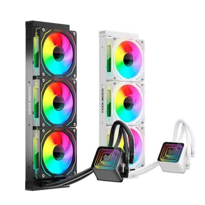 TERANGBULANSHOP_ - COOLMOON AOSOR CPU LIQUID COOLER GLACIER 240 ARGB