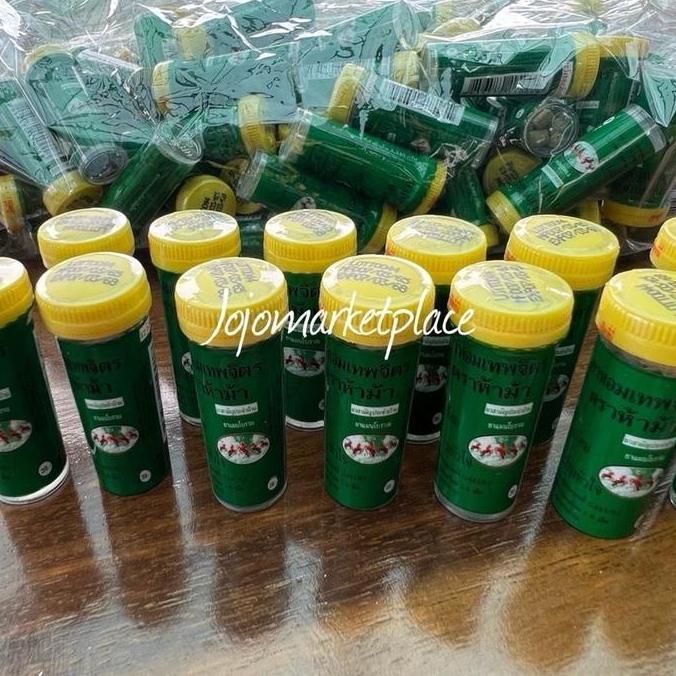 Health- Thai Yahom-Thepajit Obat Herbal Tenggorokan Batuk Ampuh