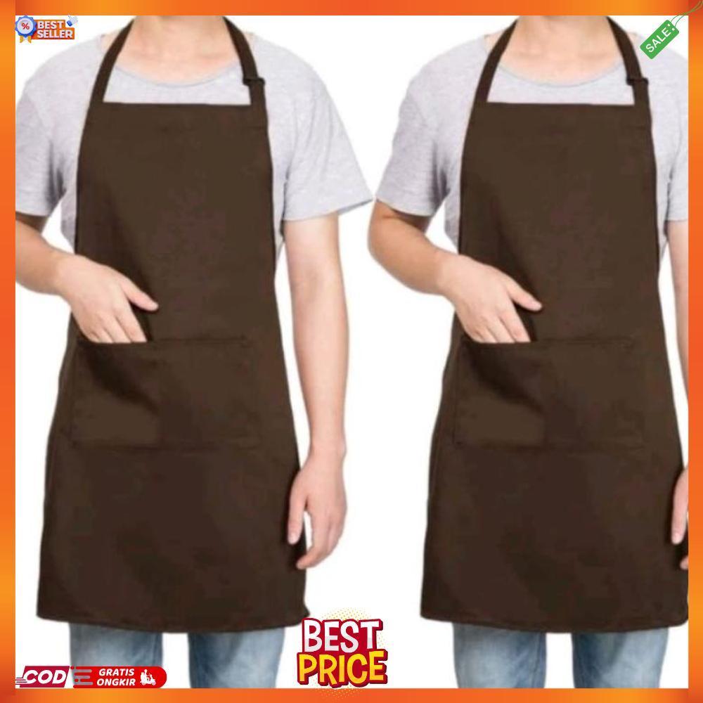 CELEMEK/APRON/RESTORAN/KOKI/MASAK/ CELEMEK POLOS/APRON MASAK ALGHIFARI