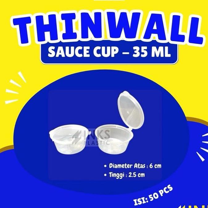 THINWALL SAUCE CUP 35 ML-DM (50 PCS)