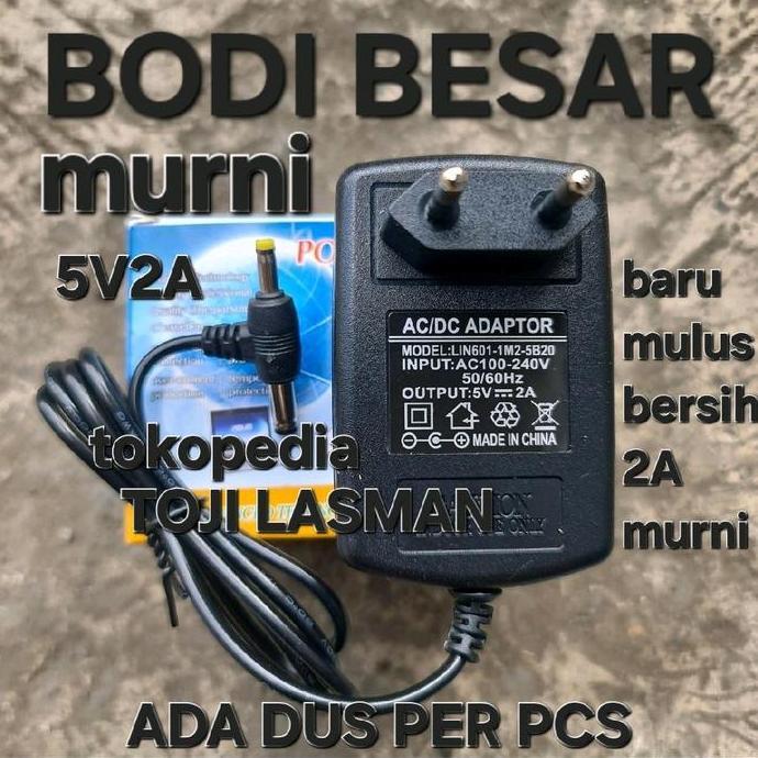 LINEAR ( ADAPTOR 5V 2A JACK T ) POWER PSU COLOKAN STB ARDUINO UNO 5V2A 5.5X2.1 4.0 X 17 JACK UMUM ST