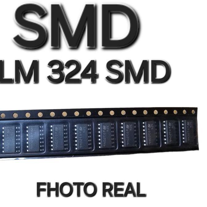 LINEAR LM 324 LM324  IC SUARA SMD TEMPEL KECIL RENCENG KA TL KIA BA AN 324 17324 AUDIO SOUND
