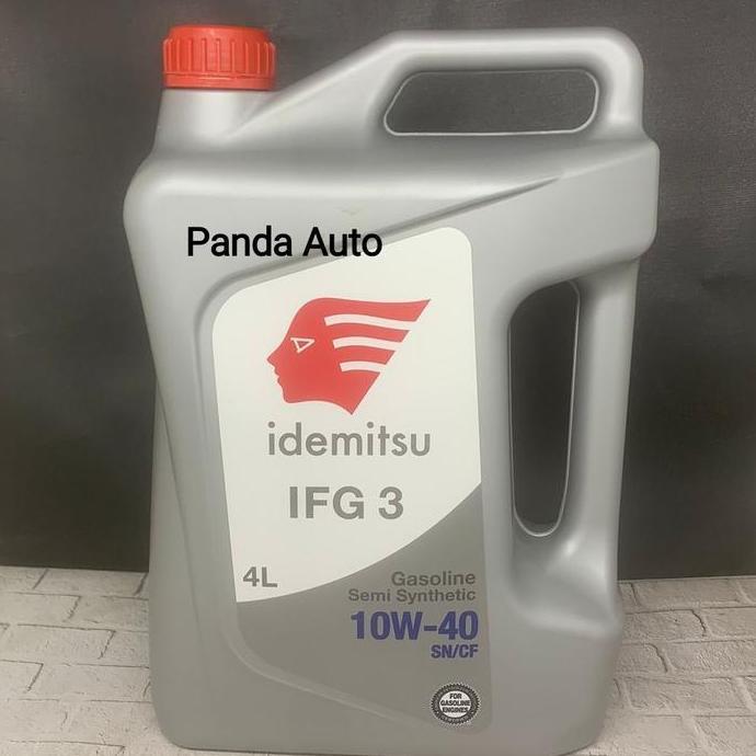 OLI MESIN IDEMITSU 10W 40 SEMI SYNTHETIC UNTUK MOBIL BENSIN GLN 4 LTR