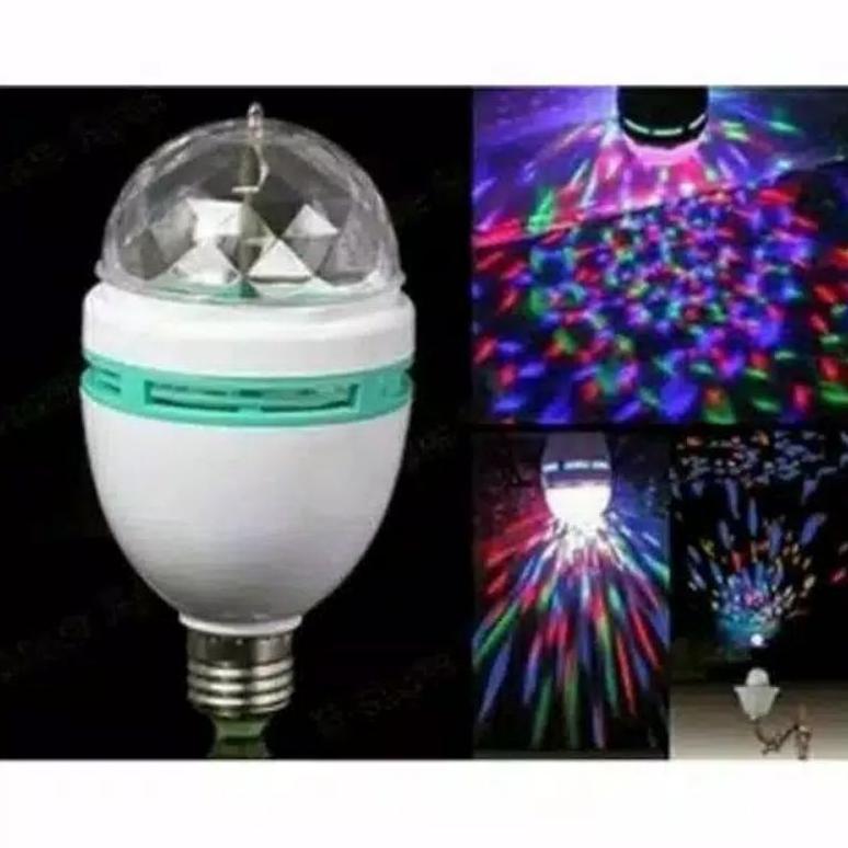 Lampu Disco Led Bohlam Warna Warni Putar Lampu Bohlam Warna Warni Putar Lampu Disko Lampu Led Warna 
