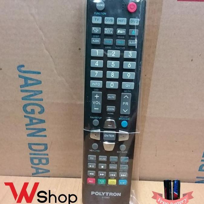 Remote/Remot Polytron 81G862- Original - Tv Dvb Hifi Dvd