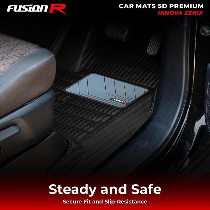 Fusion R Karpet Mobil 5D INNOVA ZENIX Hybrid Premium Car Carpet Carbon