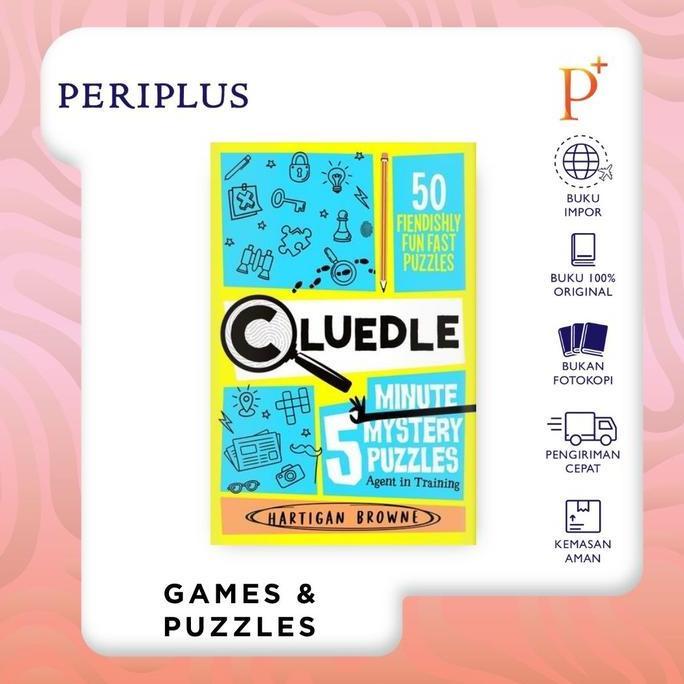 [vy] Periplus - Buku Import - Cluedle - 5 Minute Mystery Puzzles: Agent in Training - 9781035089567
