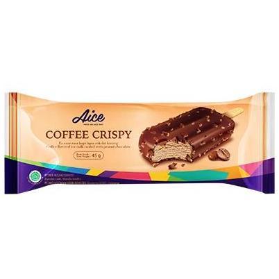 Kliolangpara - Paket Aice Ice Cream Coffee Crispy Es Krim (Isi 20 Pcs) Eskrim Kopi