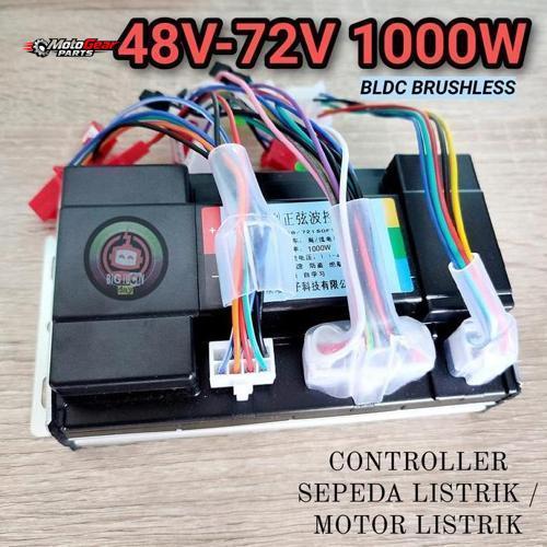 CONTROLLER SEPEDA LISTRIK / MOTOR LISTRIK 48V-72V 1000W BLDC BRUSHLESS
