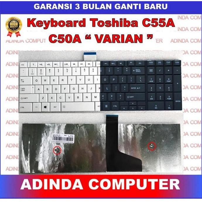 Keyboard Toshiba Satelite C55 C50 C50D C55D C55T
