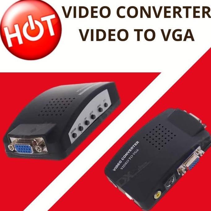 Tron- Converter Video To Vga / Rca To Vga / Av To Vga Konverter Av To Vga
