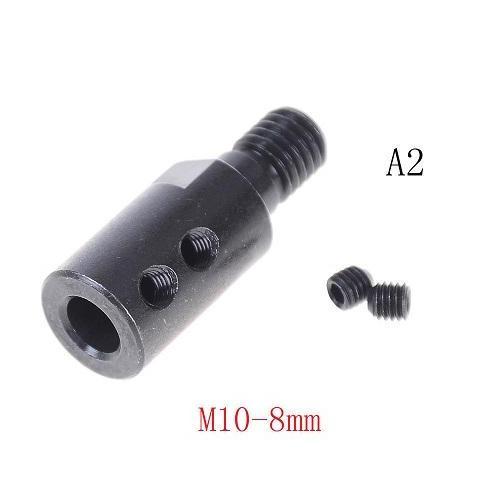 SHANK M10 8MM ARBOR MANDREL CONNECTOR DRILL GRINDER CUTTING TOOLS