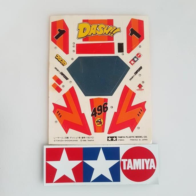 tamiya stiker dash 1 emperor