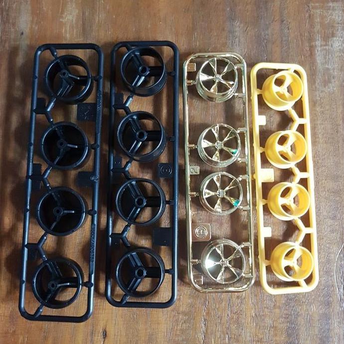 tamiya velg tiger zap carbon kombinasi