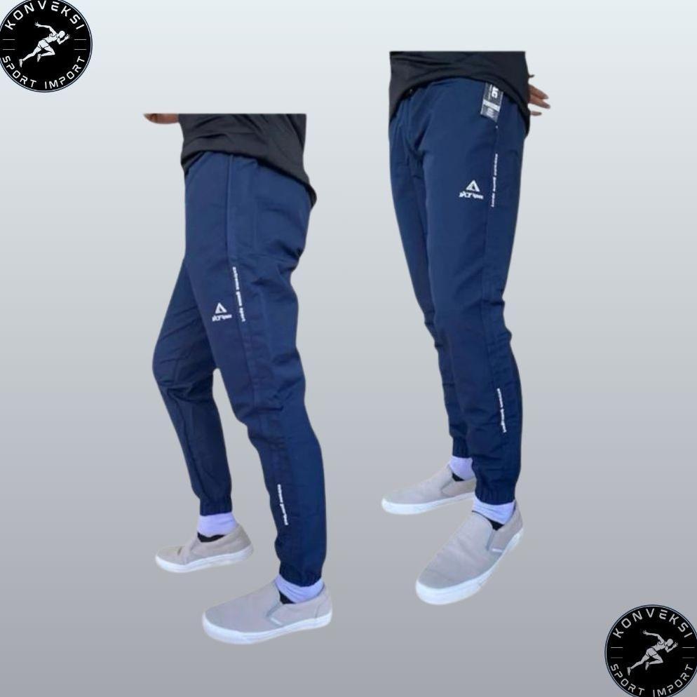 Diskon Celana Panjang Olahraga Parasut Import Pria Wanita Training Jogger Original Premium