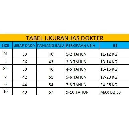Diskon Jas Dokter Anak 1-10 Tahun/Jas Dokter Anak Murah/Jas Dokter Anak Kecil/Baju Profesi Anak/Jas 