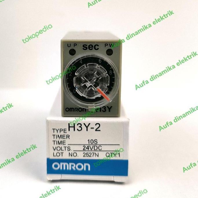 Pilihan - H3Y-2 10Second 24Vdc Timer Omron H3Y-2 10S Timer Omron H3Y-2