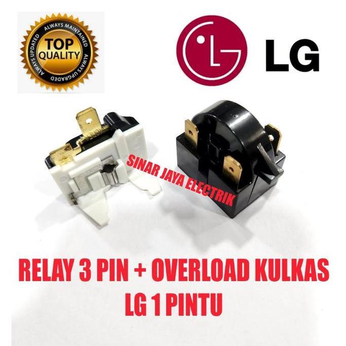 Pilihan - Relay 3 Pin + Ptc Overload Kulkas Lg 1 Pintu