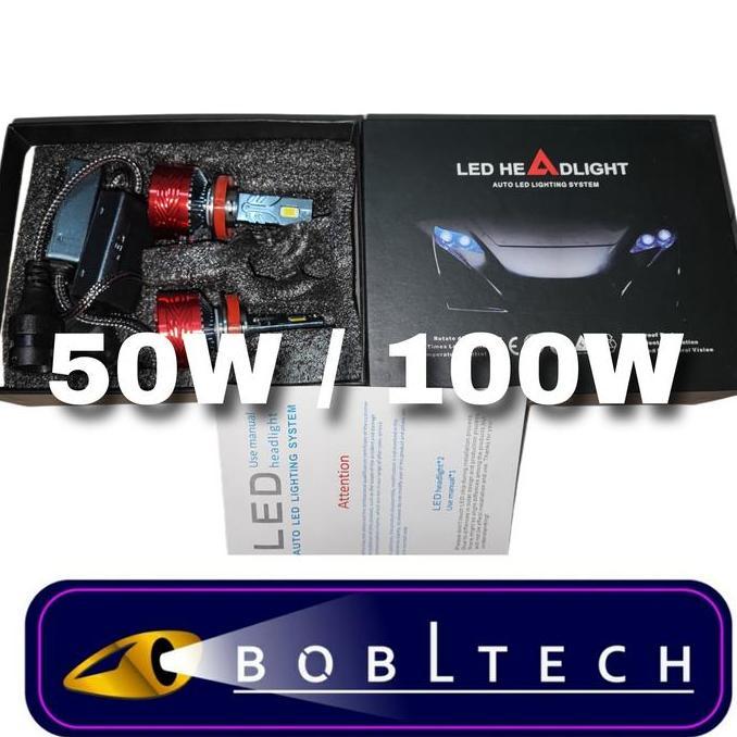 // Bobltech Lampu Mobil Innova Reborn Led H11 Hb3 30000Lm 50W / 100W Car //