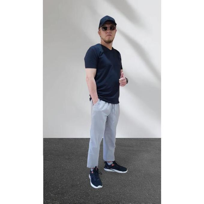 Youyou- Celana Santai Linen 7/8 Celana Santai 7/8