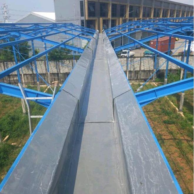 TALANG AIR FRP, TALANG FIBERGLASS, RAIN GUTTER, TALANG FRP