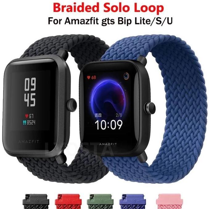 STRAP AMAZFIT TALI JAM TANGAN BRAIDED NYLON STRAP HUAMI AMAZFIT BIP U / BIP LITE PROMO