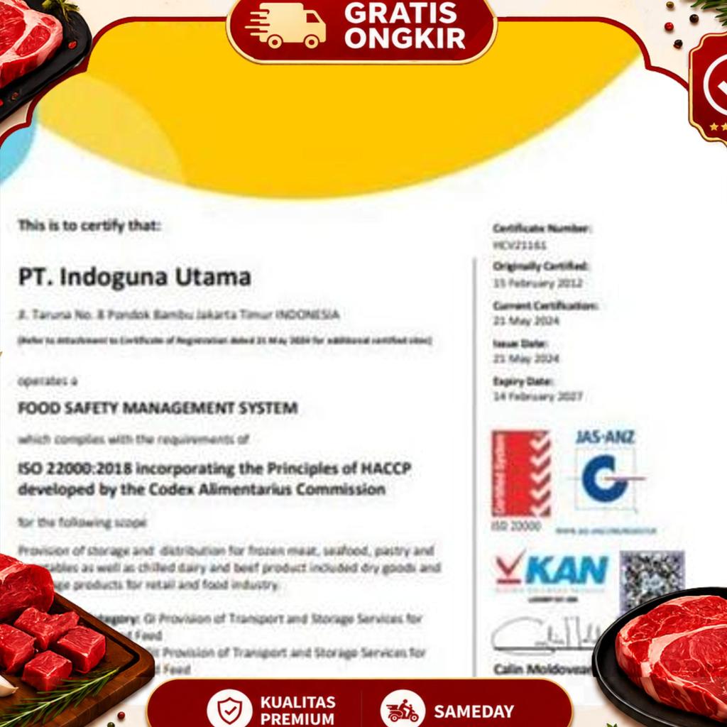 Wagyu Ribeye Grass Fed Hormone Free Mb 6 Cut Steak 200Gr