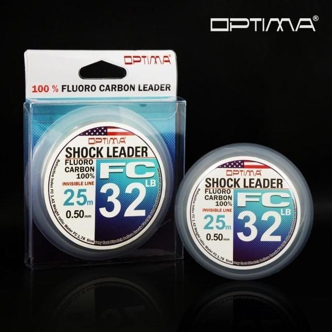 Fish- Senar Pancing Leader Optima Fluorocarbon 32/41/53Lbs 25M