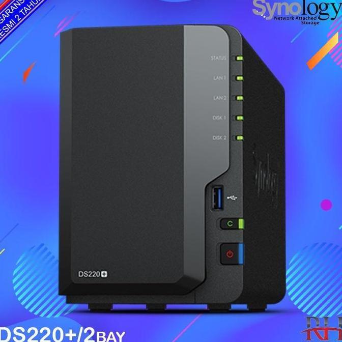 Synology Nas Ds220 Plus 2Gb - 2Bays, Cel J4025Dc, 2Gbe, 2Usb3.0