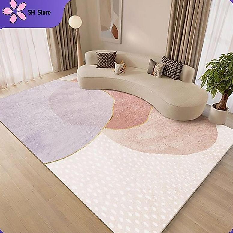 KARPET LANTAI PERSEGI Permadani Eropa 150x200cm/180x200cm/200x300cm Crystal Velvet Beludru Anti Slip