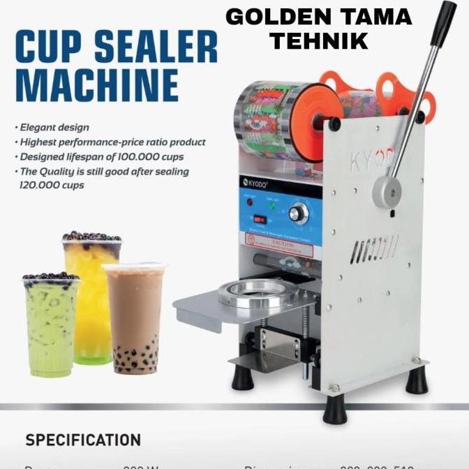 Cup Sealer Manual KYODO / Mesin Press Gelas Plastik KYODO 300 TT
