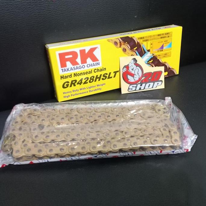 Rantai Rk Takasago 428 - 130L Hslt Gold