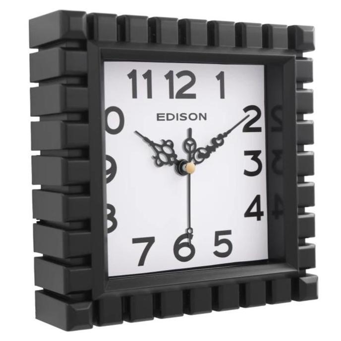 P2mo - Jam Dinding Jam Meja EQ 03 B70 Ukuran 200mm 20cm Putih