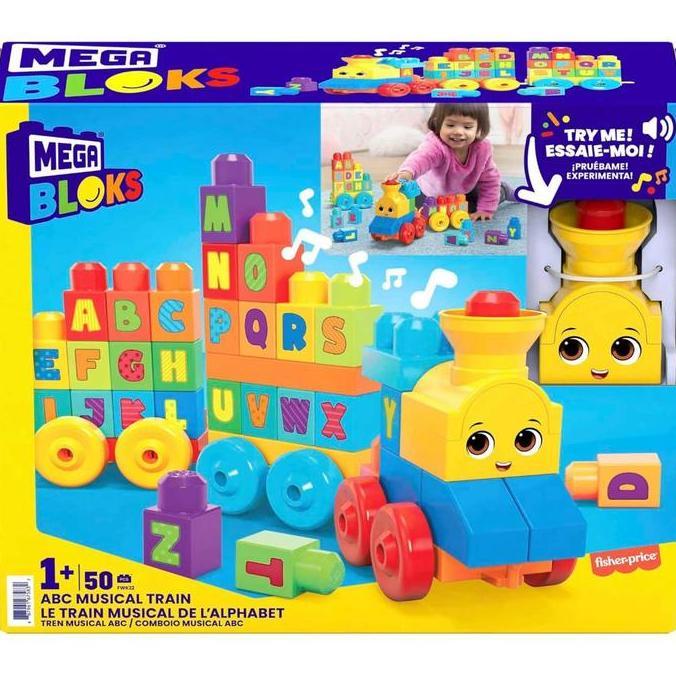Mega Bloks MEGABLOKS FISHER PRICE  ABC Musical Train FWK22