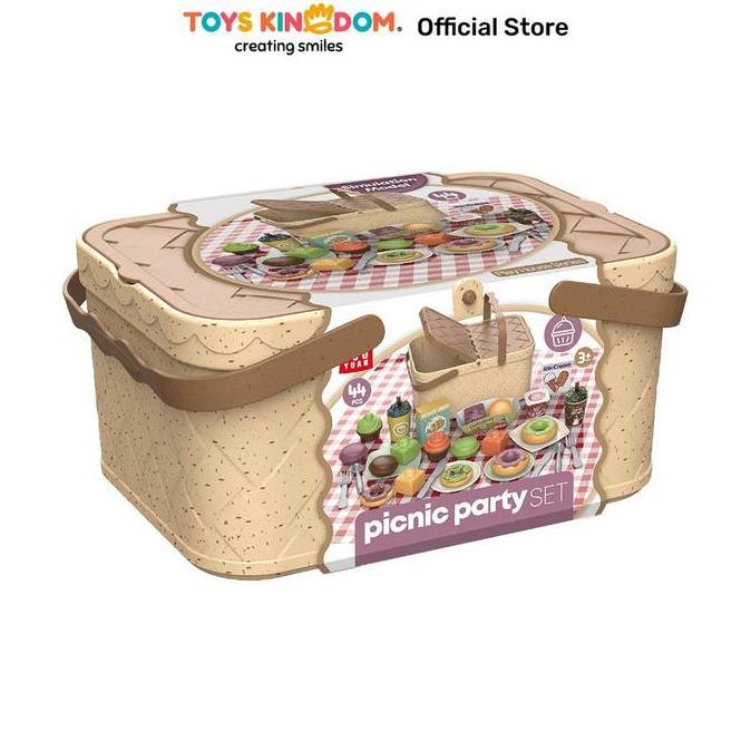 Toys Kingdom Pretty Missy Set Picnic Party Desserts - Mix Mainan Makanan Anak Set Masak Roleplay Dap