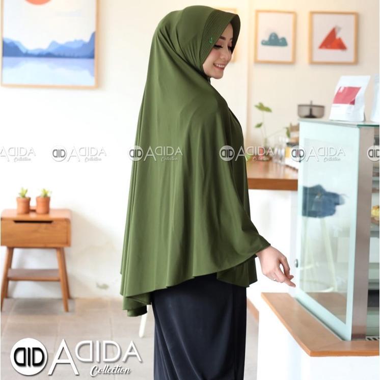 PREMIUM JILBAB JUMBO SYARI [ XXL ] BERGO JUMBO JERSY / KERUDUNG JUMBO KEKINIAN
