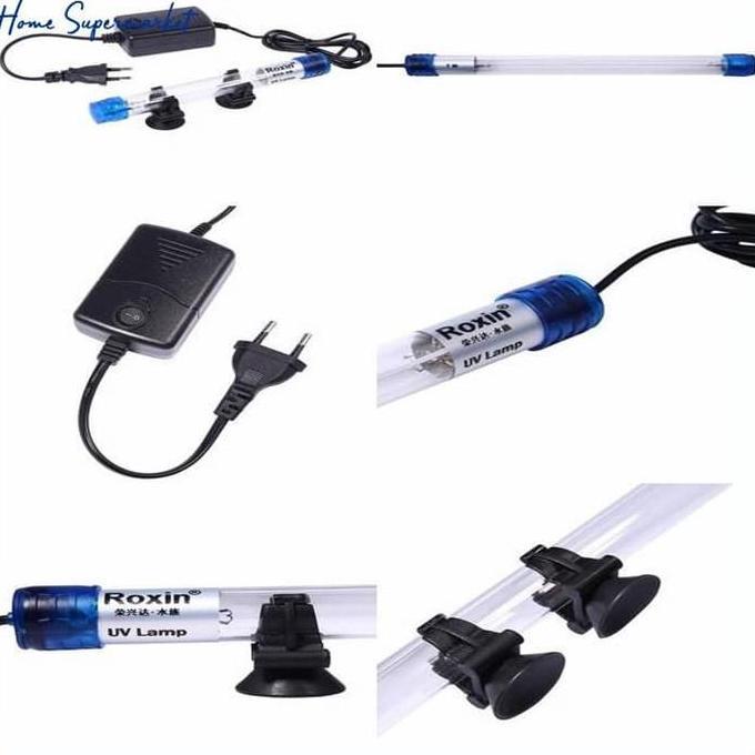 (Good) Roxin Lampu Germicidal Lamp UVC Sterilizer Lampu UltraViolet Lampu UVC