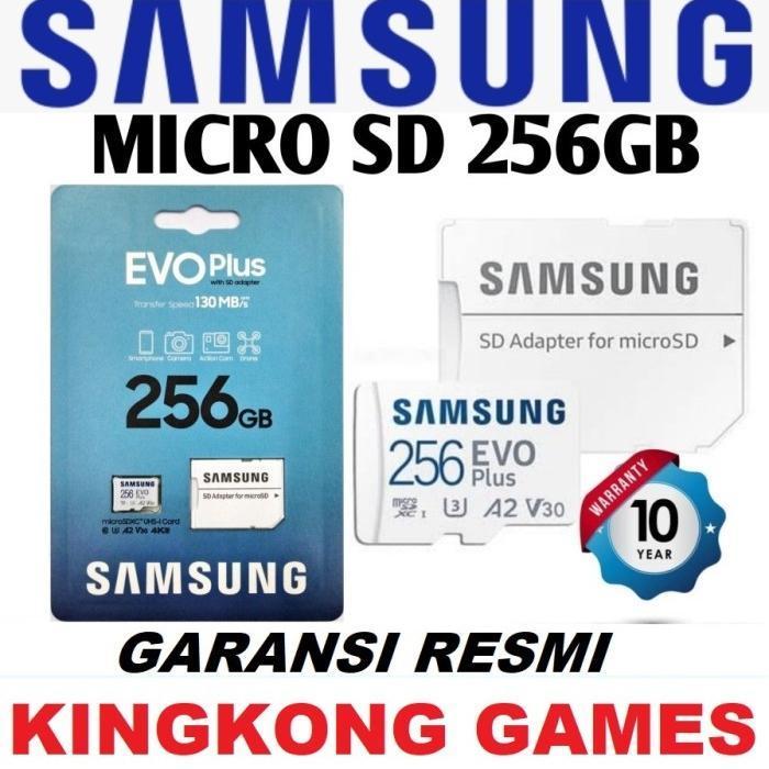 BEBAS ONGKIR - Memory Micro SD 256GB - Micro SD 256GB EVO Plus Samsung MicroSD