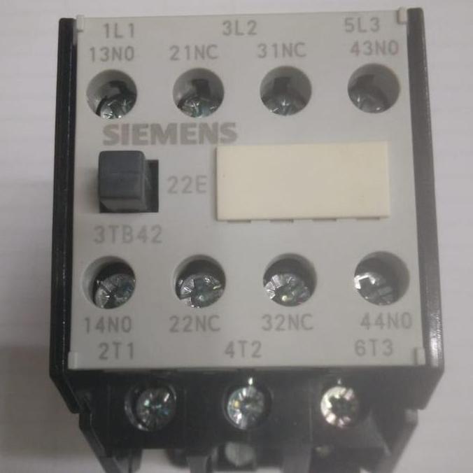 BEBAS ONGKIR - KONTAKTOR SIEMENS TYPE: 3TB/TF42 22 220VAC