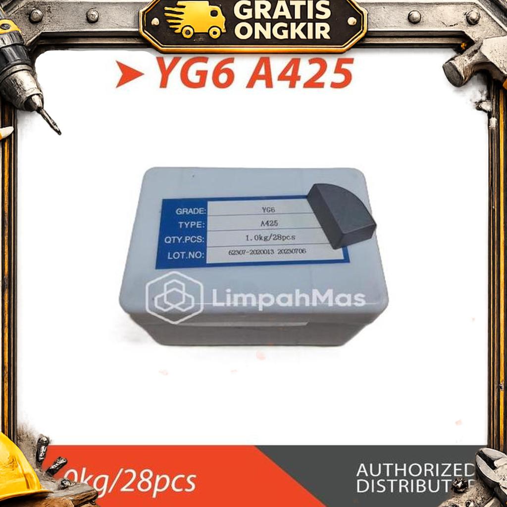 Mata Bubut Widia A-425 (Yg6) / Mata Bubut Grade Yg6